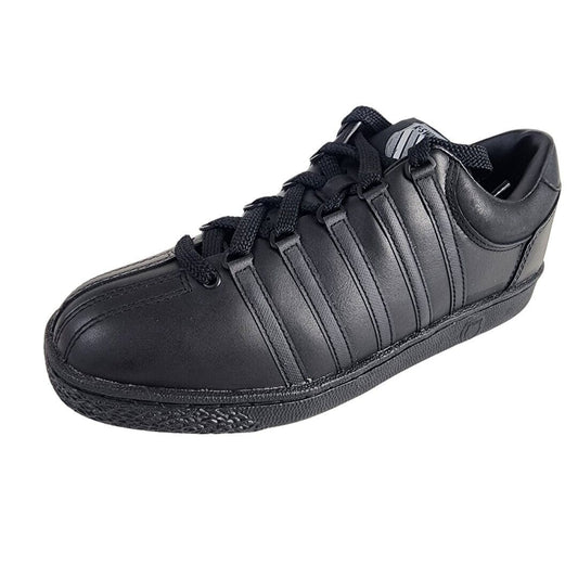 K-Swiss Classic Triple Black Varsity Shoes Sneakers 80144 Size 4 Y = 5.5 Women