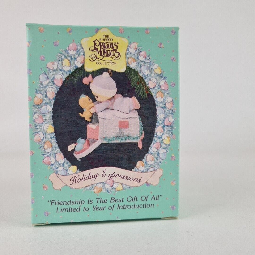 Precious Moments 831247 Friendship Is The Best Gift Of All Christmas Ornament