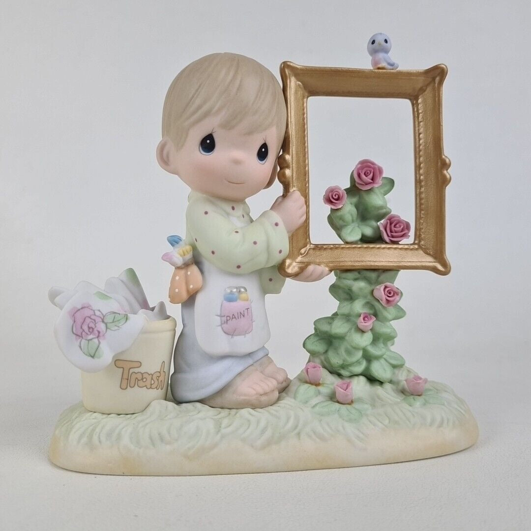 Precious Moments E2823R To God Be The Glory Porcelain Figurine Limited Ed