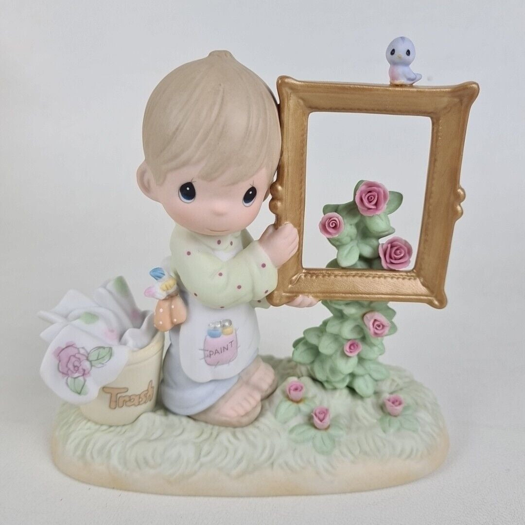 Precious Moments E2823R To God Be The Glory Porcelain Figurine Limited Ed