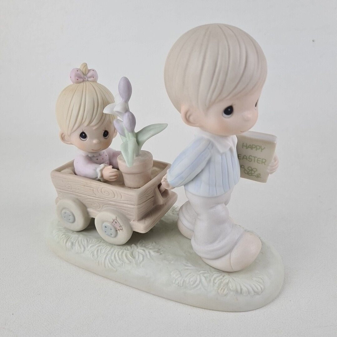 Precious Moments 521892 Easter's On Its Way Last Forever Porcelain Figurine