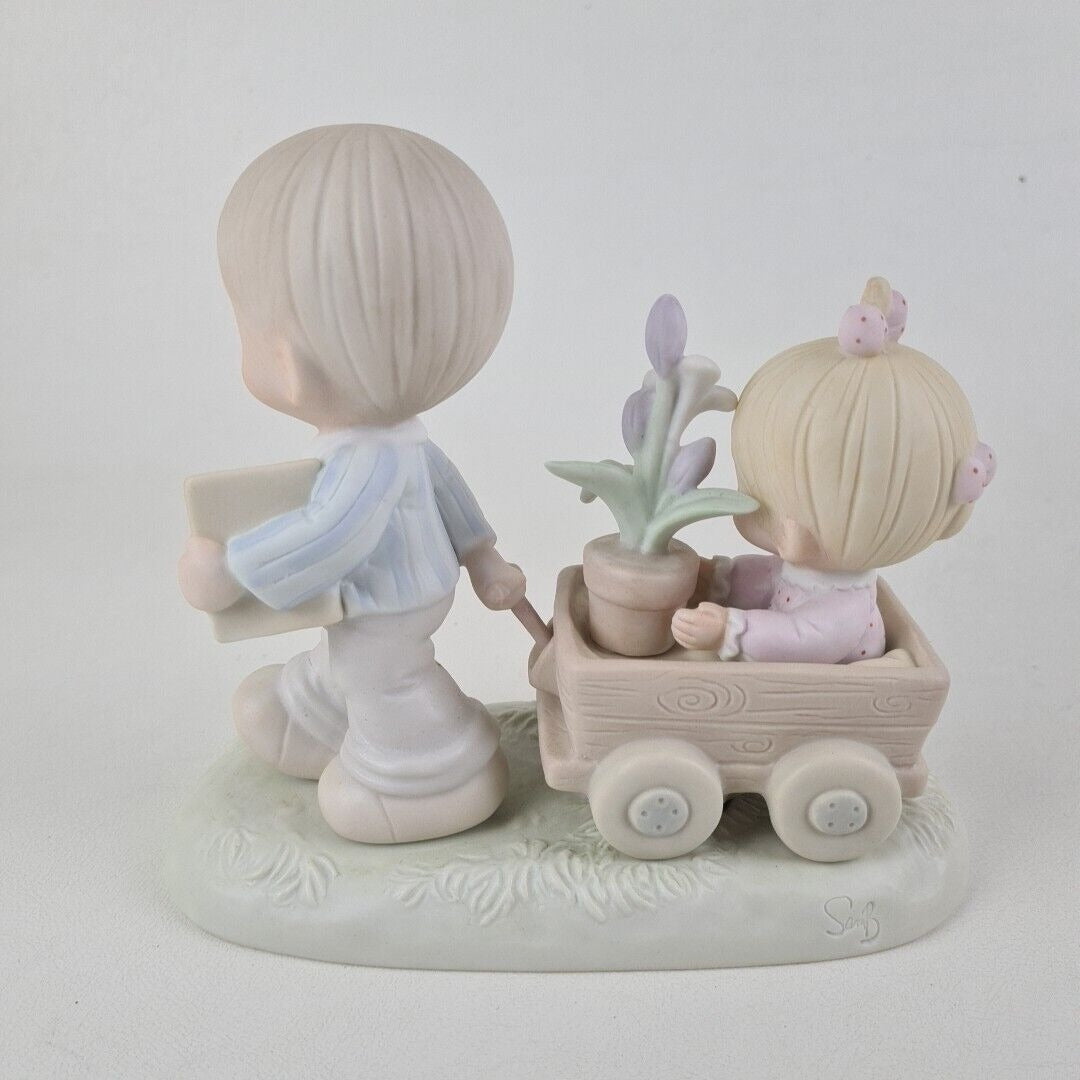 Precious Moments 521892 Easter's On Its Way Last Forever Porcelain Figurine