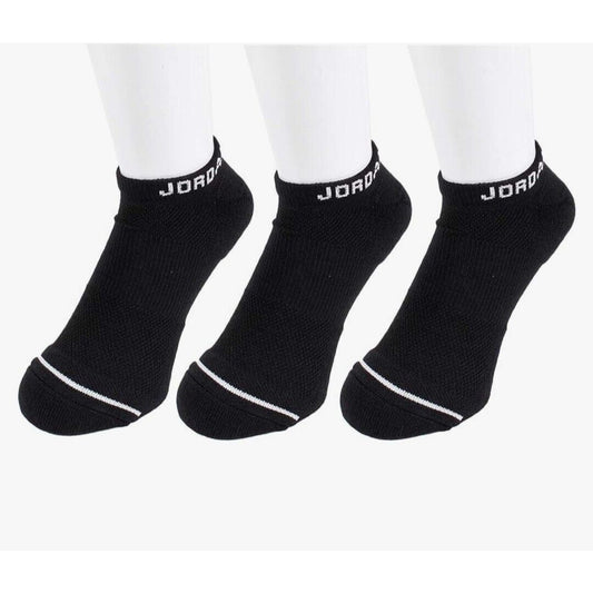 Nike Air Jordan Everyday No-Show Dri-Fit Men Socks 3 PK Black SX5546 010 SZ M