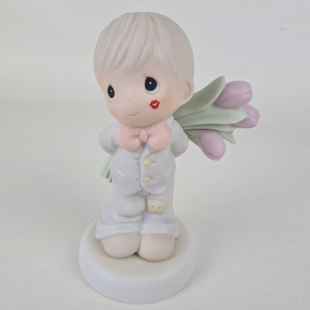 Precious Moments 306959 For The Sweetest Tu-lips In Town Porcelain Figurine