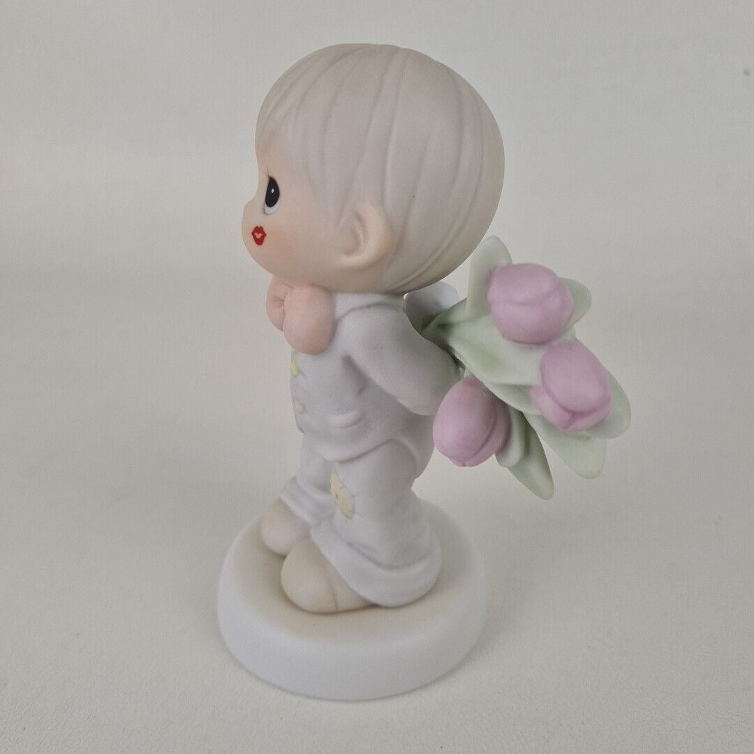 Precious Moments 306959 For The Sweetest Tu-lips In Town Porcelain Figurine