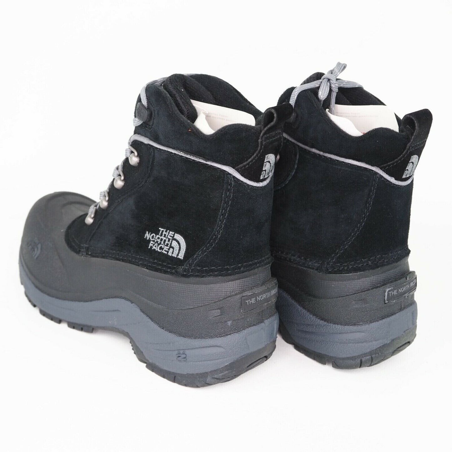 The North Face B CHILKATS LACE Boy Boots Winter Black Waterproof AX0YKZ2 Size 10