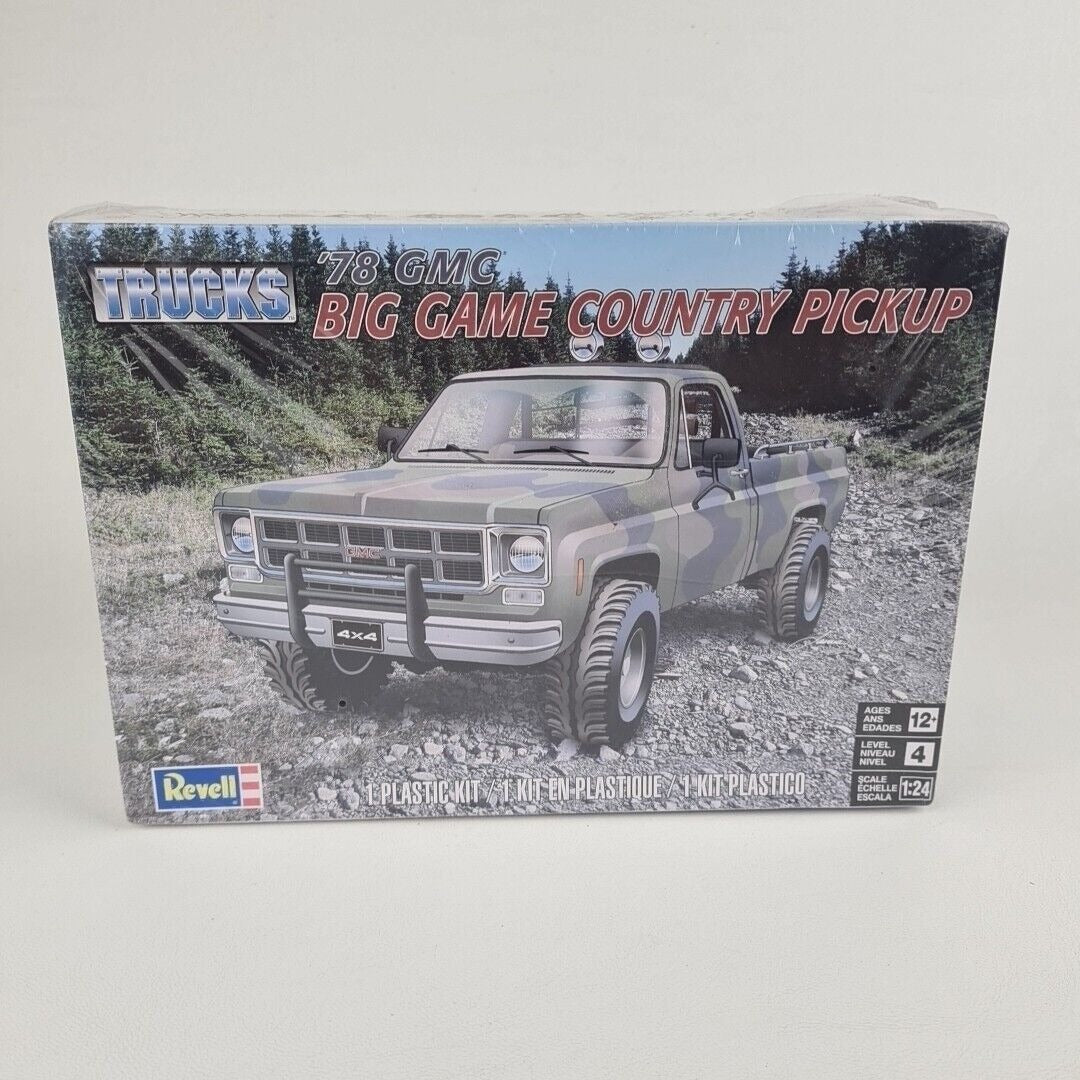 Revell 1978 GMC Big Game Country Pickup Model Kit 1:24 Level 4 85-7226