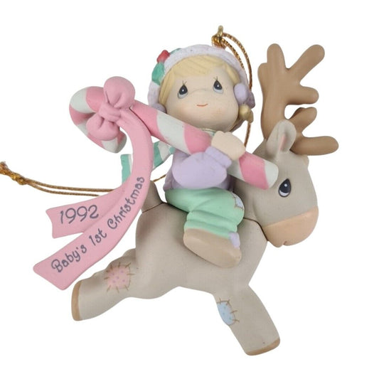 Precious Moments 582174 Baby's First Holiday Expressions Christmas Ornament