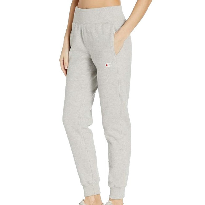 Champion Women Y06146 806 Sweatpants Reverse Weave Grey Fleece Joggers SZ S