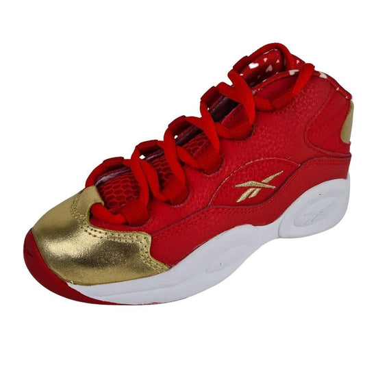 Reebok Question Mid Iverson V72702 Basketball Sneakers Size 5.5 Girls = 7 Women