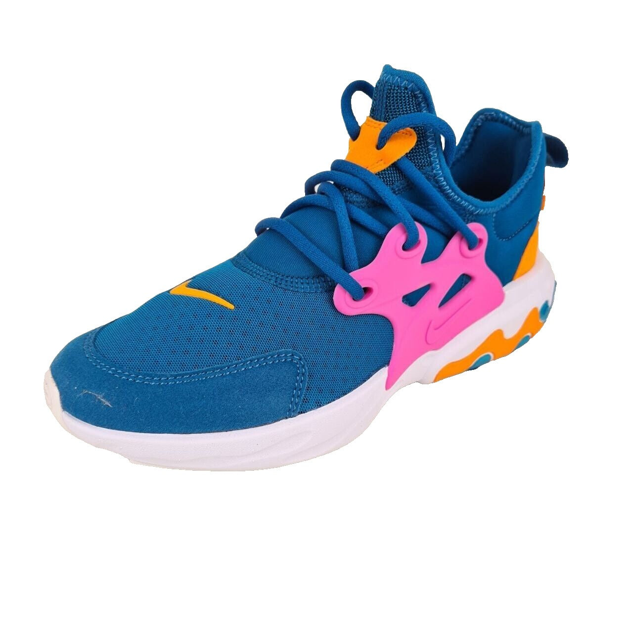 Nike React Presto GS Womens Shoes BQ4002 300 Running Athletic Blue SZ 5Y = 6.5 W