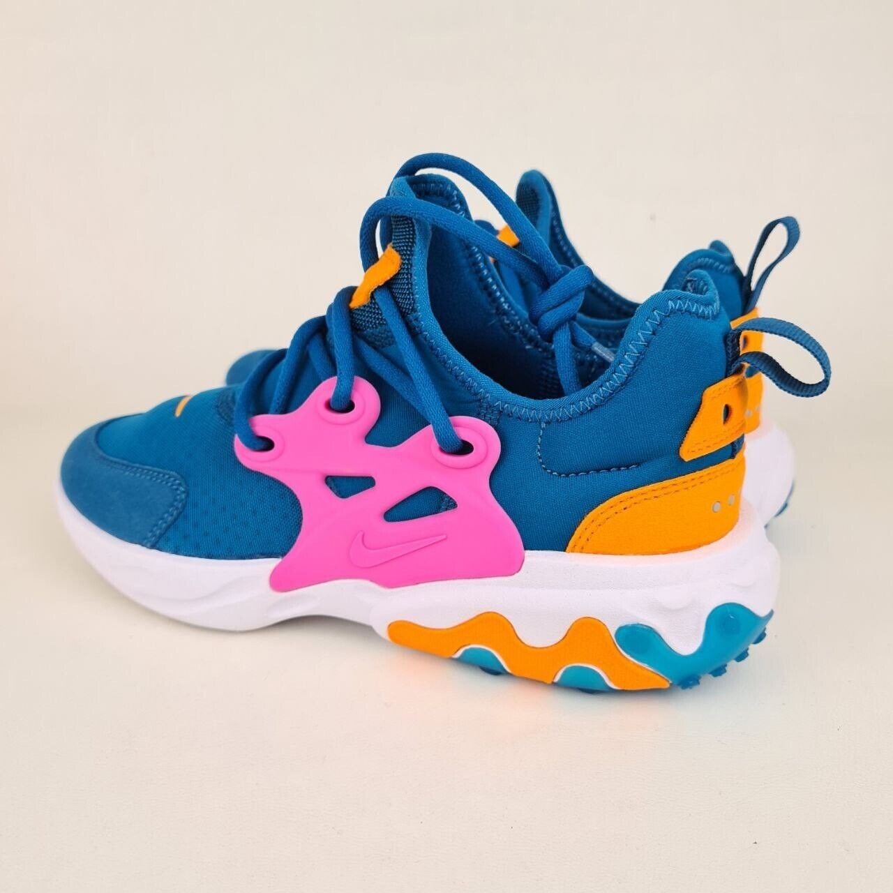 Nike React Presto GS Womens Shoes BQ4002 300 Running Athletic Blue SZ 5Y = 6.5 W