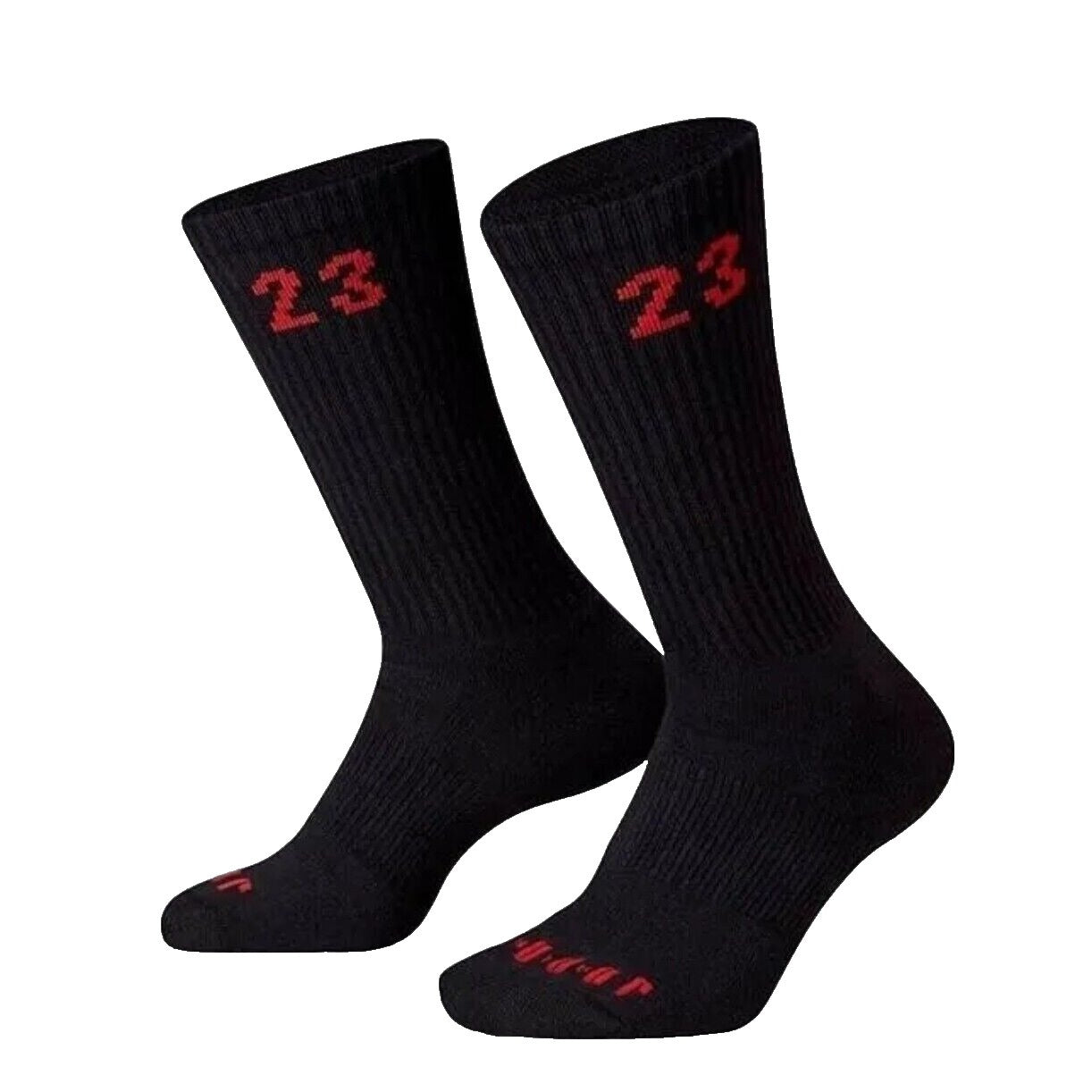 Nike Jordan Essential Crew 3 Pack Men Socks Black DA5718-011 Dri-Fit Sz L 8-12