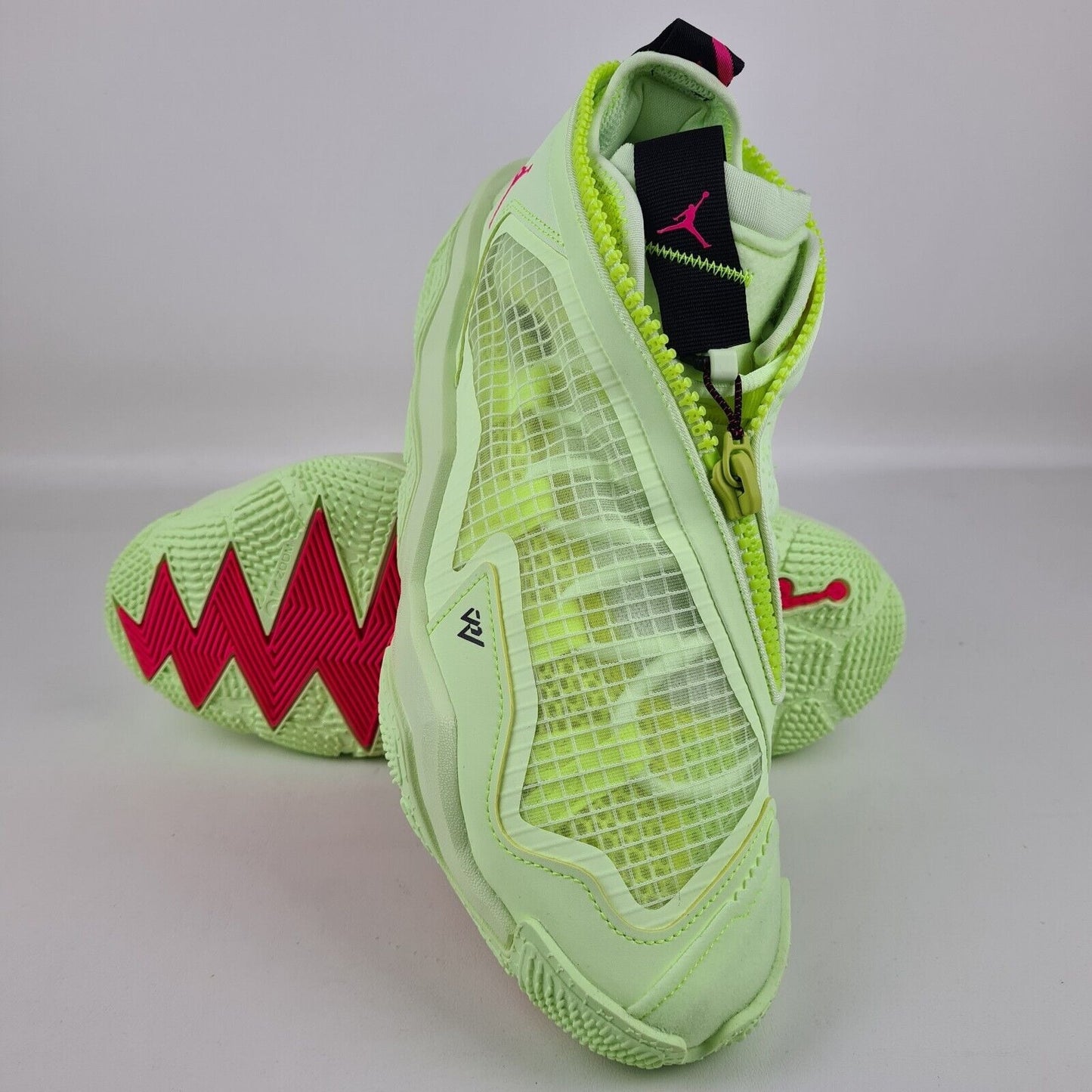 Nike Jordan Why Not .6 Barely Volt Hyper Pink Sneakers DO7189 700 Mens Size 10.5