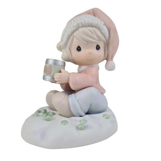 Precious Moments 455768 Peas On Earth Last Forever Vintage Porcelain Figurine