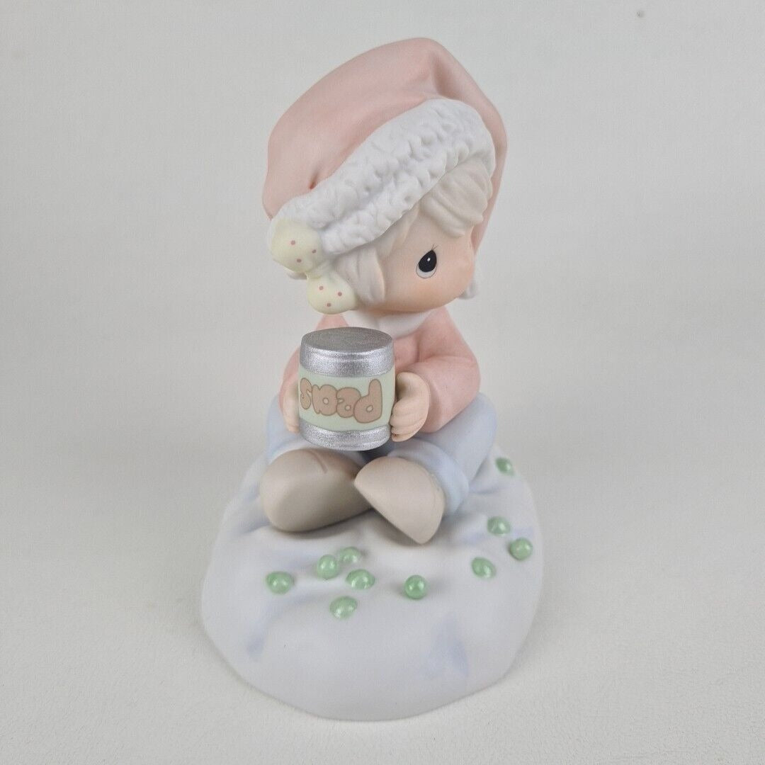 Precious Moments 455768 Peas On Earth Last Forever Vintage Porcelain Figurine