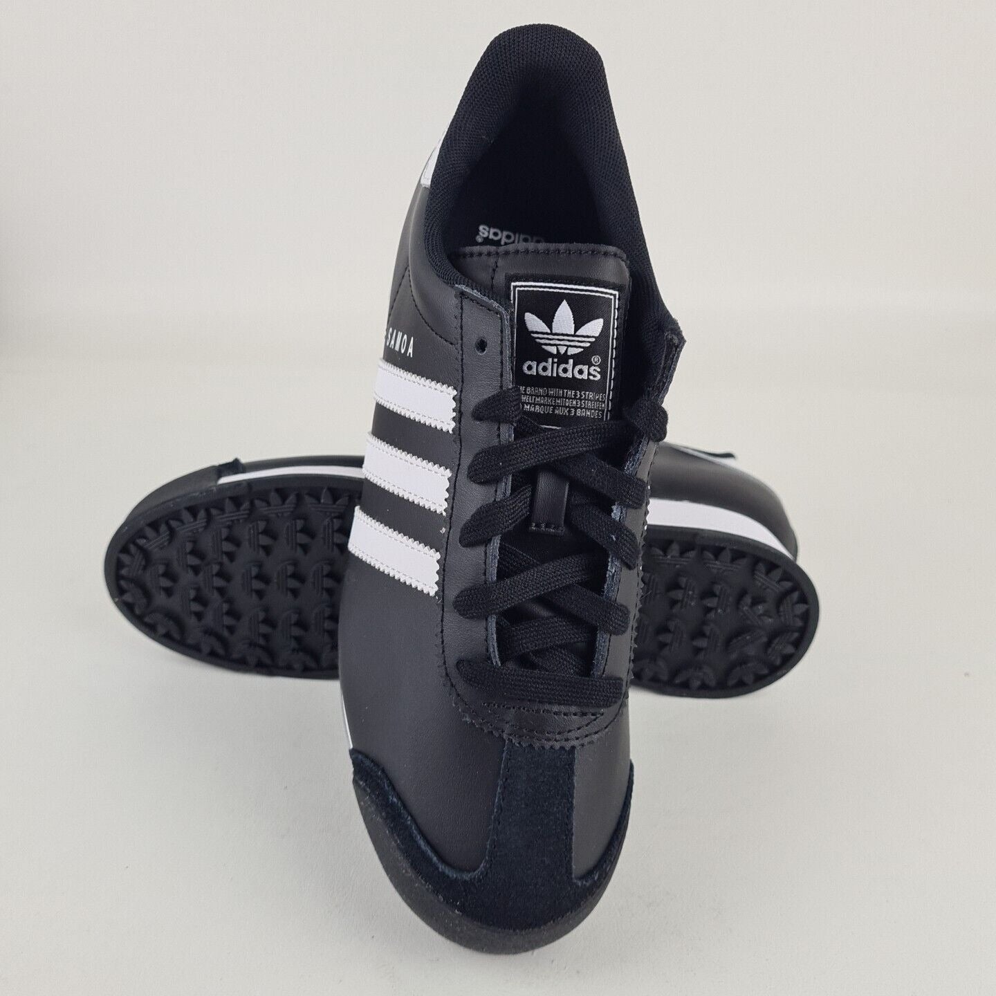 Adidas Originals SAMOA J Black White G20687 Casual Sneakers SZ 6.5 Y = 8 Women