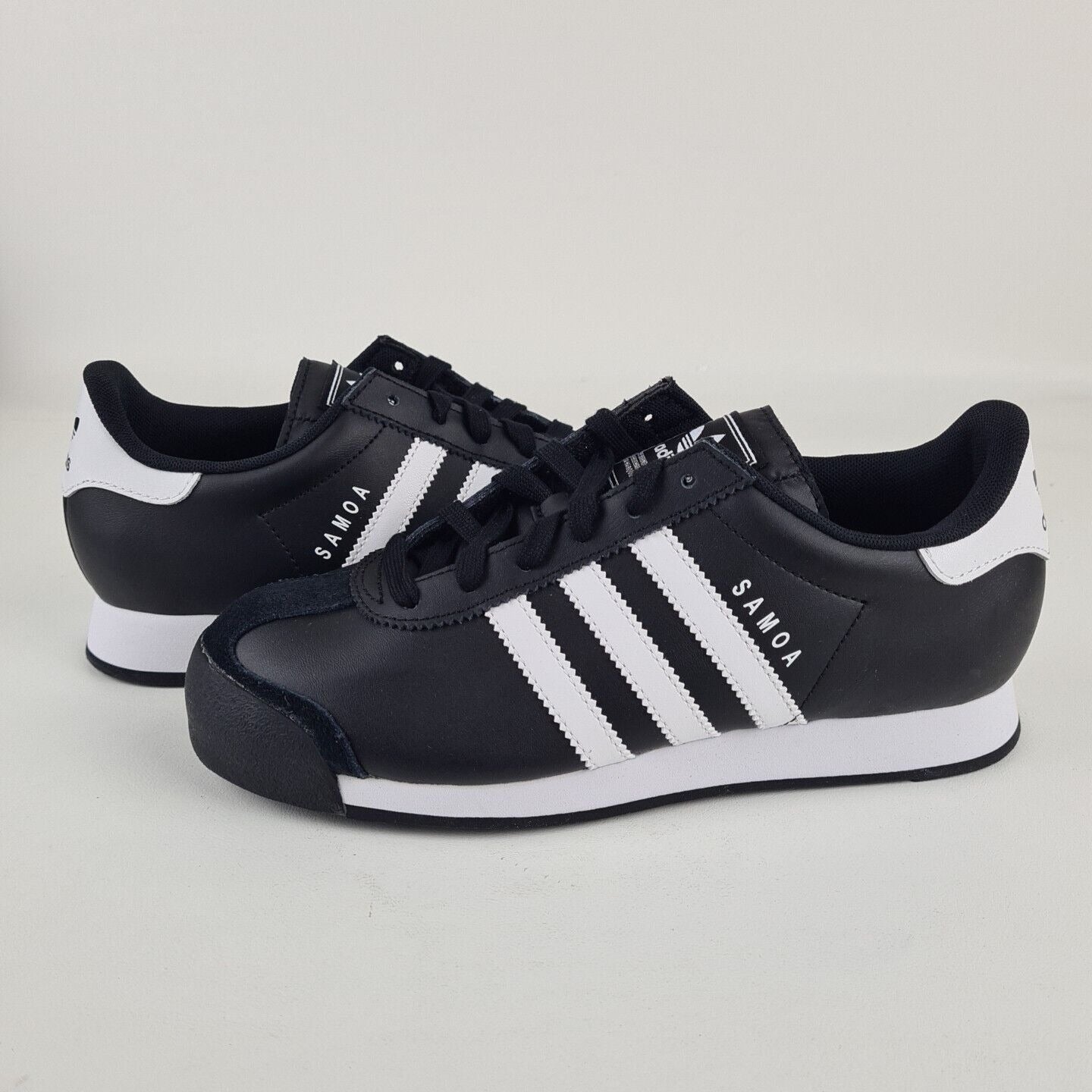 Adidas Originals SAMOA J Black White G20687 Casual Sneakers SZ 6.5 Y = 8 Women