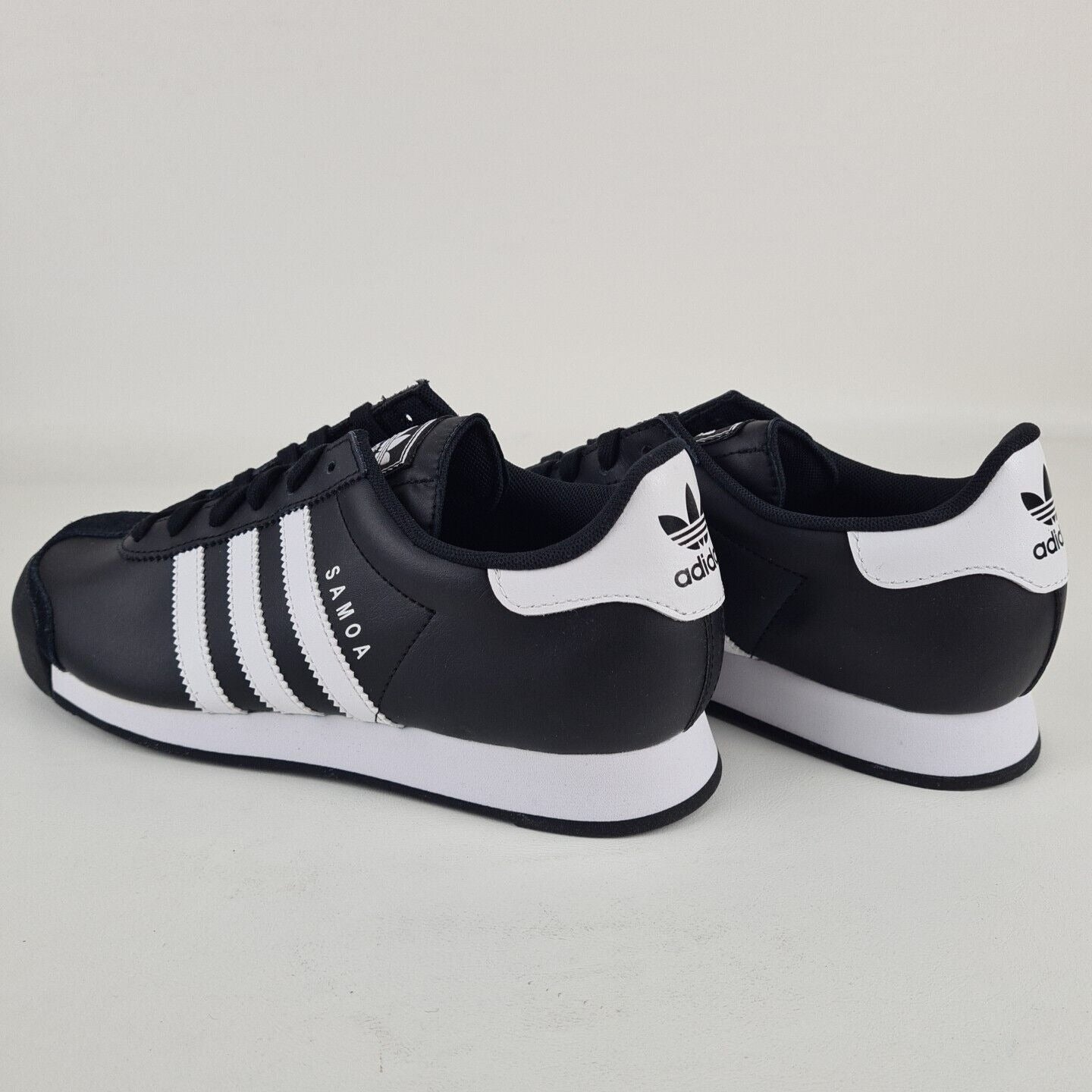 Adidas Originals SAMOA J Black White G20687 Casual Sneakers SZ 6.5 Y = 8 Women