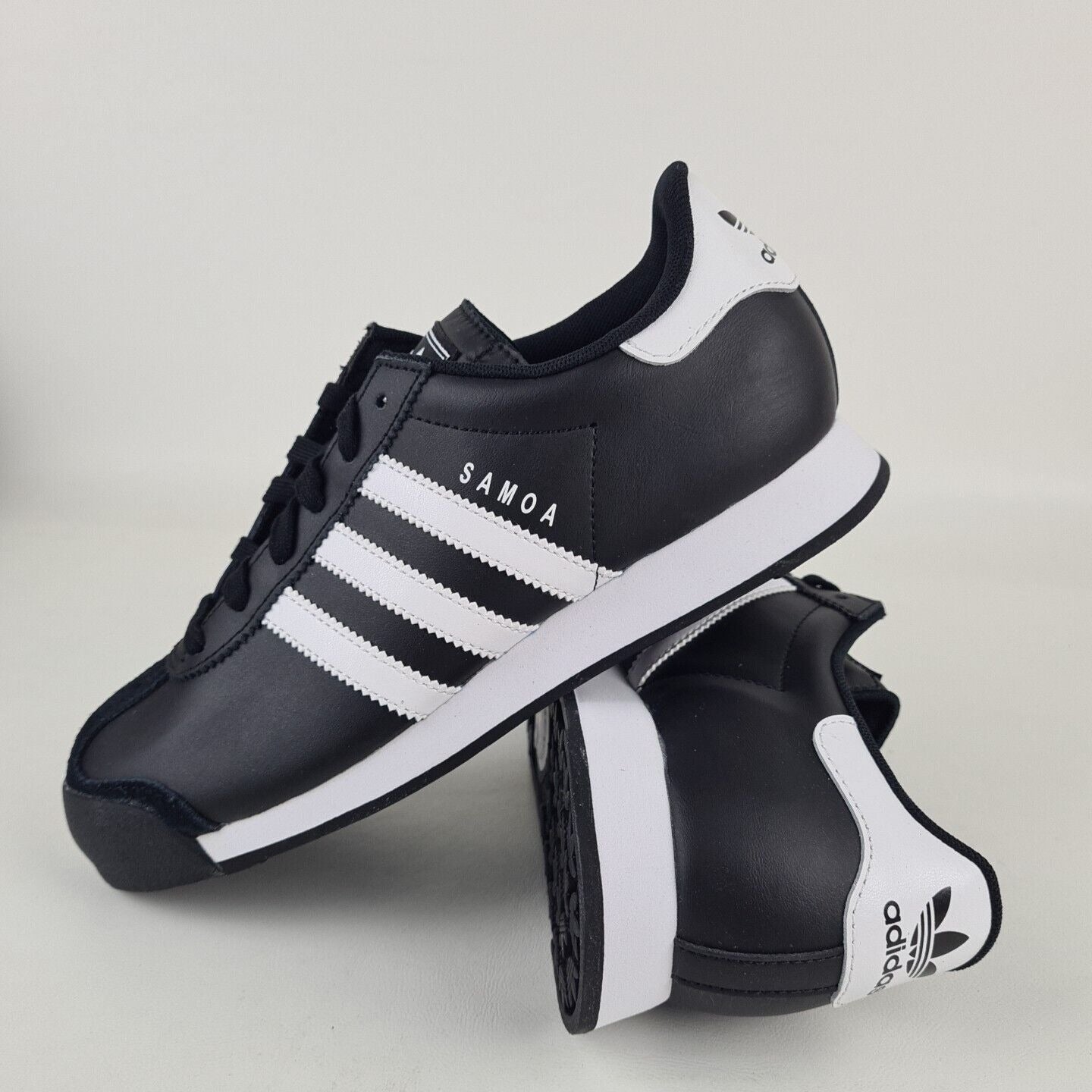 Adidas Originals SAMOA J Black White G20687 Casual Sneakers SZ 6.5 Y = 8 Women