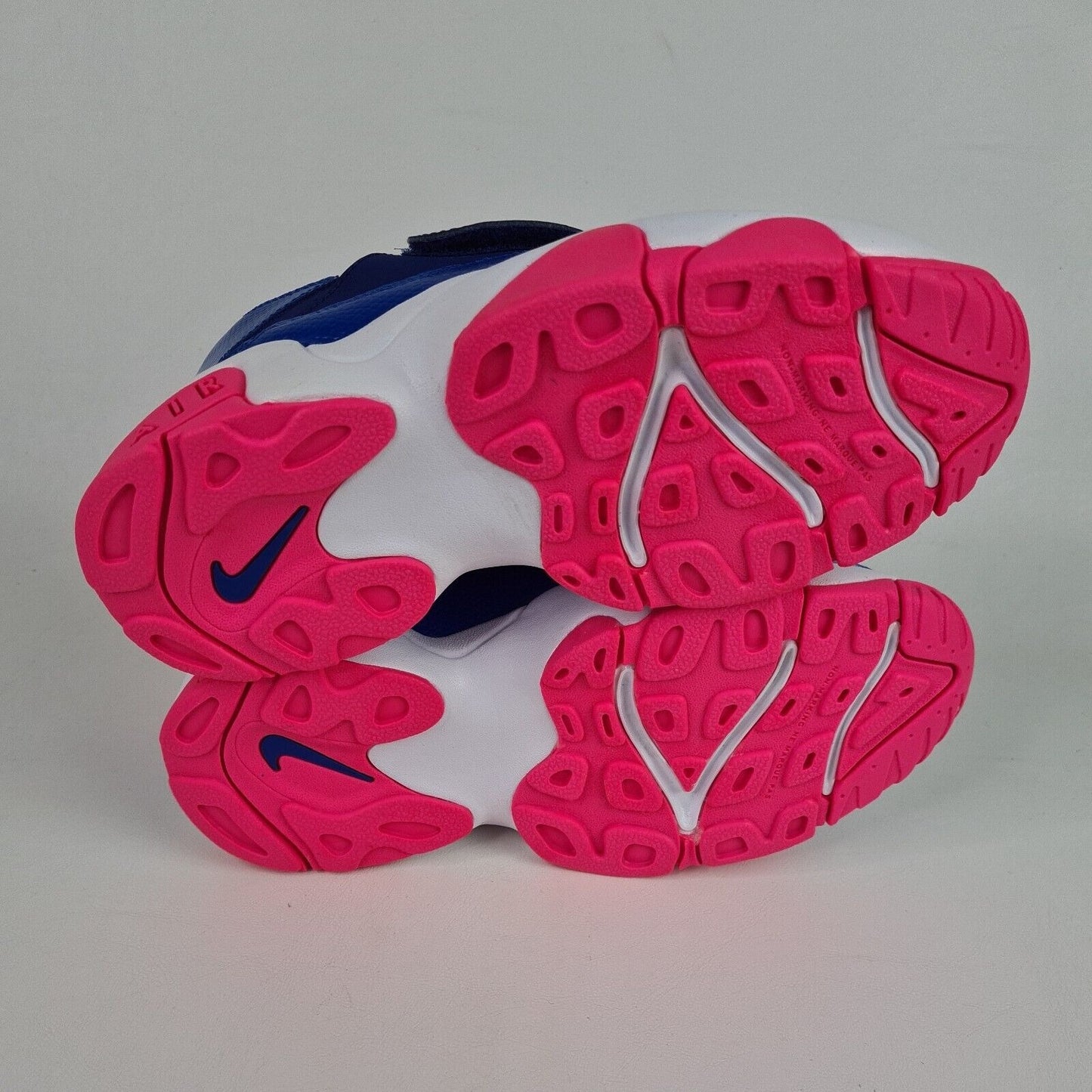 Nike Air Mission Blue Pink Basketball 690911 400 Leather SZ Girls 5 Y= 6.5 Women