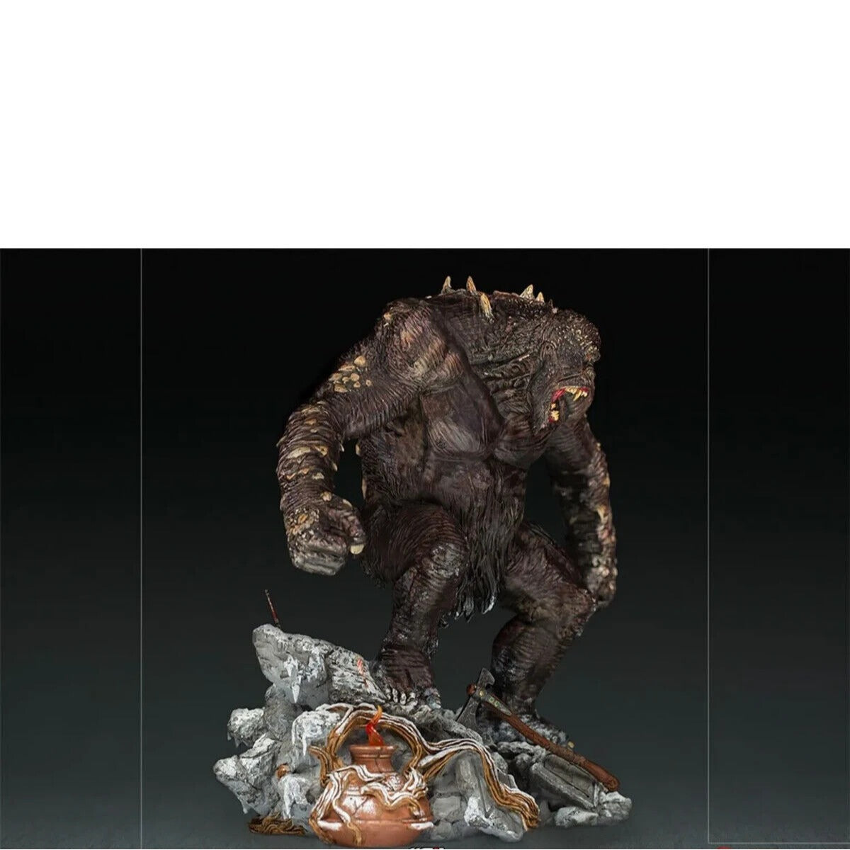 Iron Studios God of War Battle Diorama Series Ogre 1/10 Art Scale Fig Statue