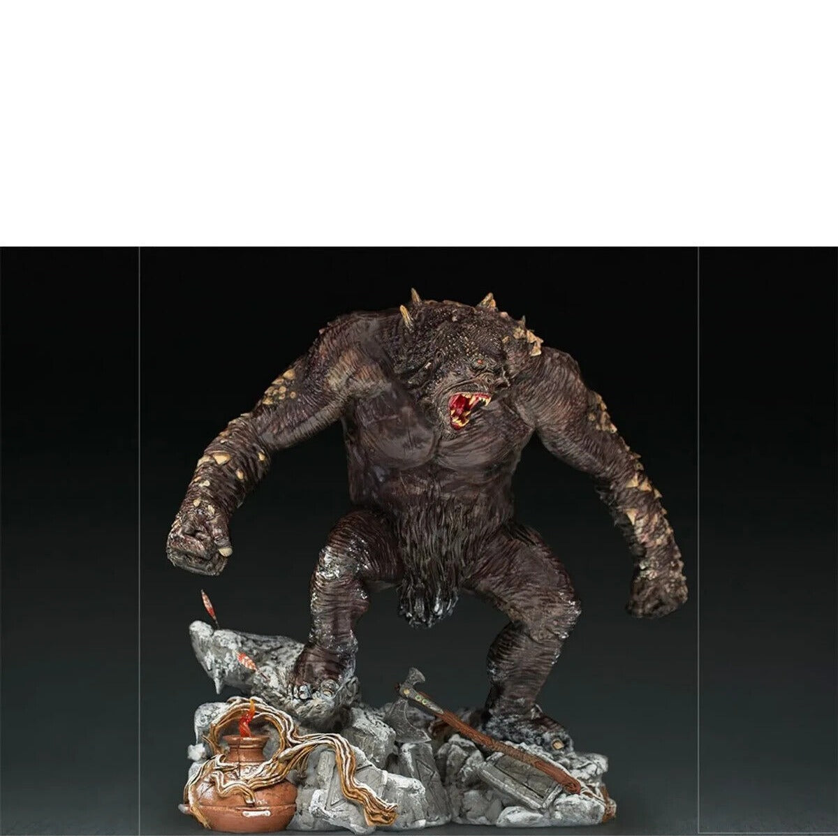 Iron Studios God of War Battle Diorama Series Ogre 1/10 Art Scale Fig Statue