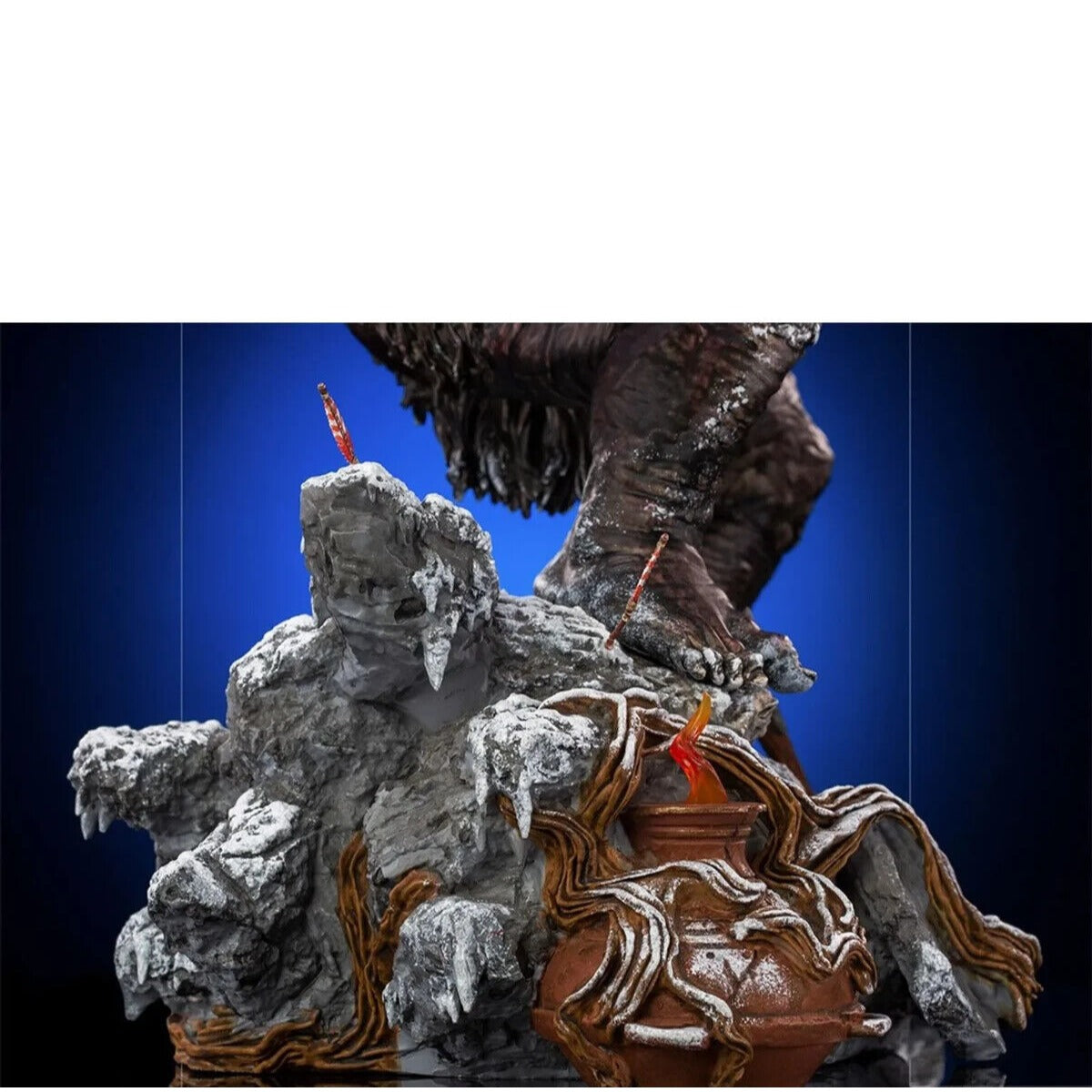 Iron Studios God of War Battle Diorama Series Ogre 1/10 Art Scale Fig Statue