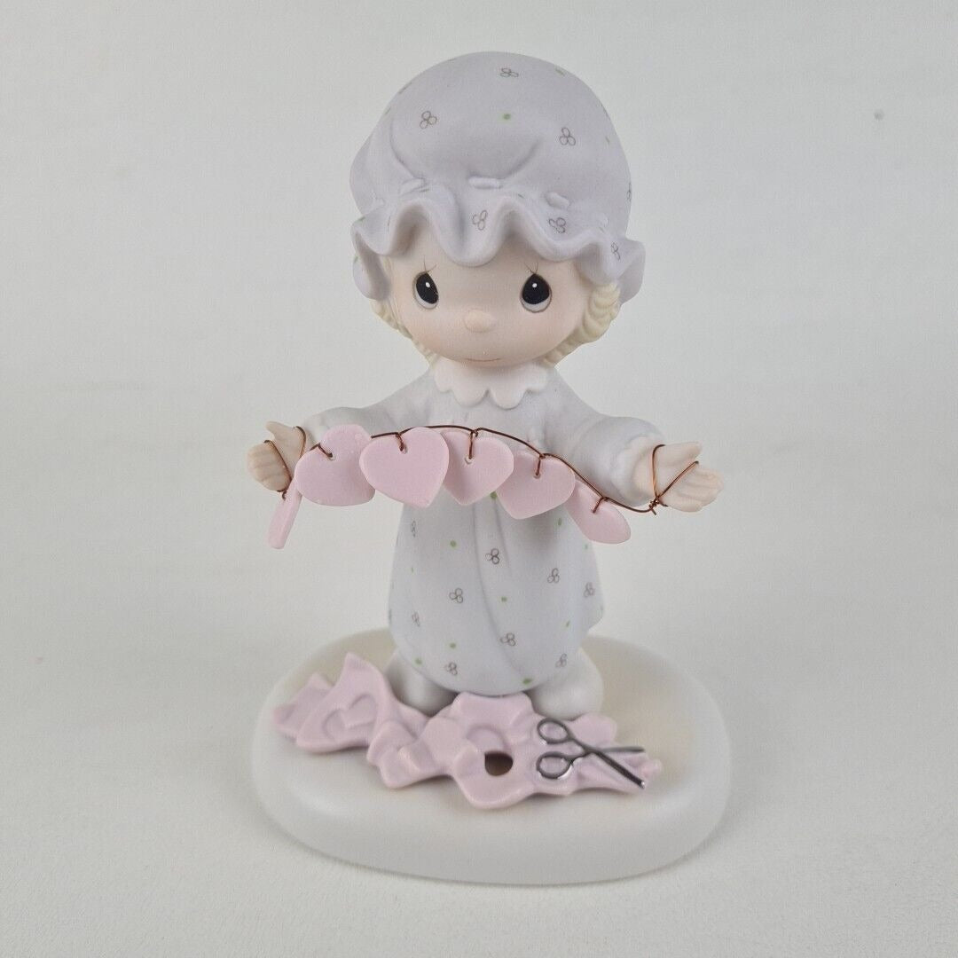 Precious Moments E-2821 YOU HAVE TOUCHED SO MANY HEARTS Porcelain Figurine