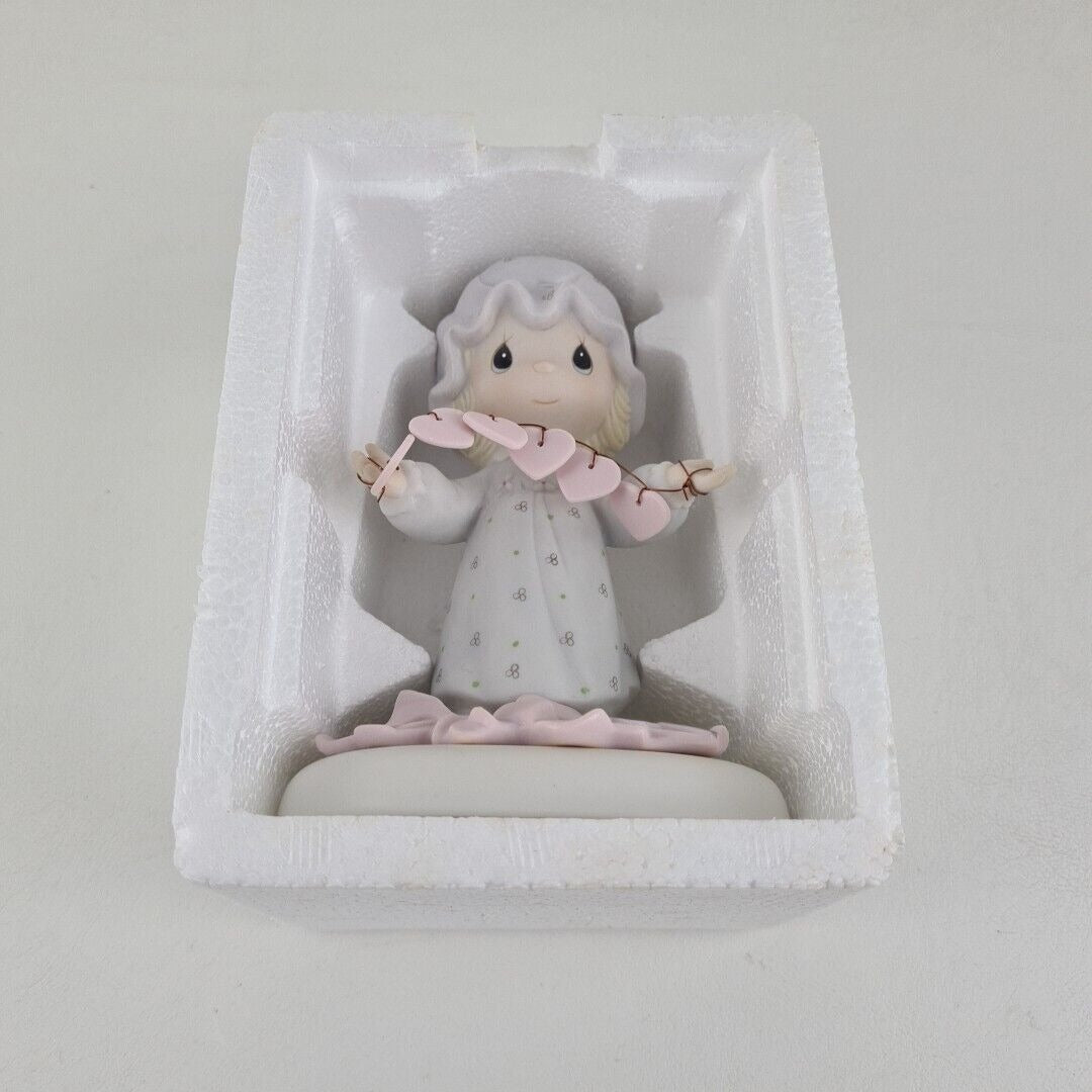 Precious Moments E-2821 YOU HAVE TOUCHED SO MANY HEARTS Porcelain Figurine