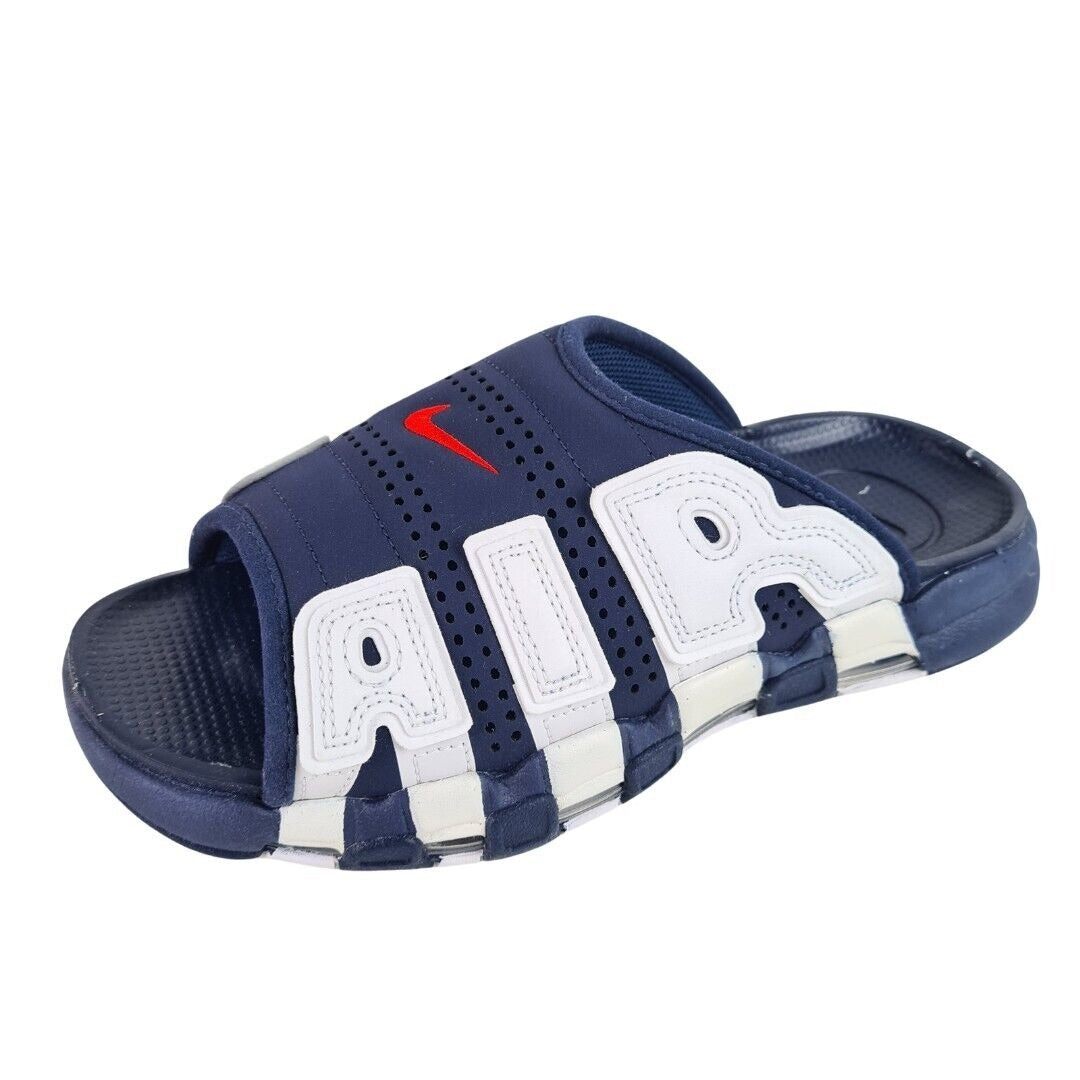 Nike Air More Uptempo Slide NA Olympic Sandal Blue FQ8700 400 Men's Size 8