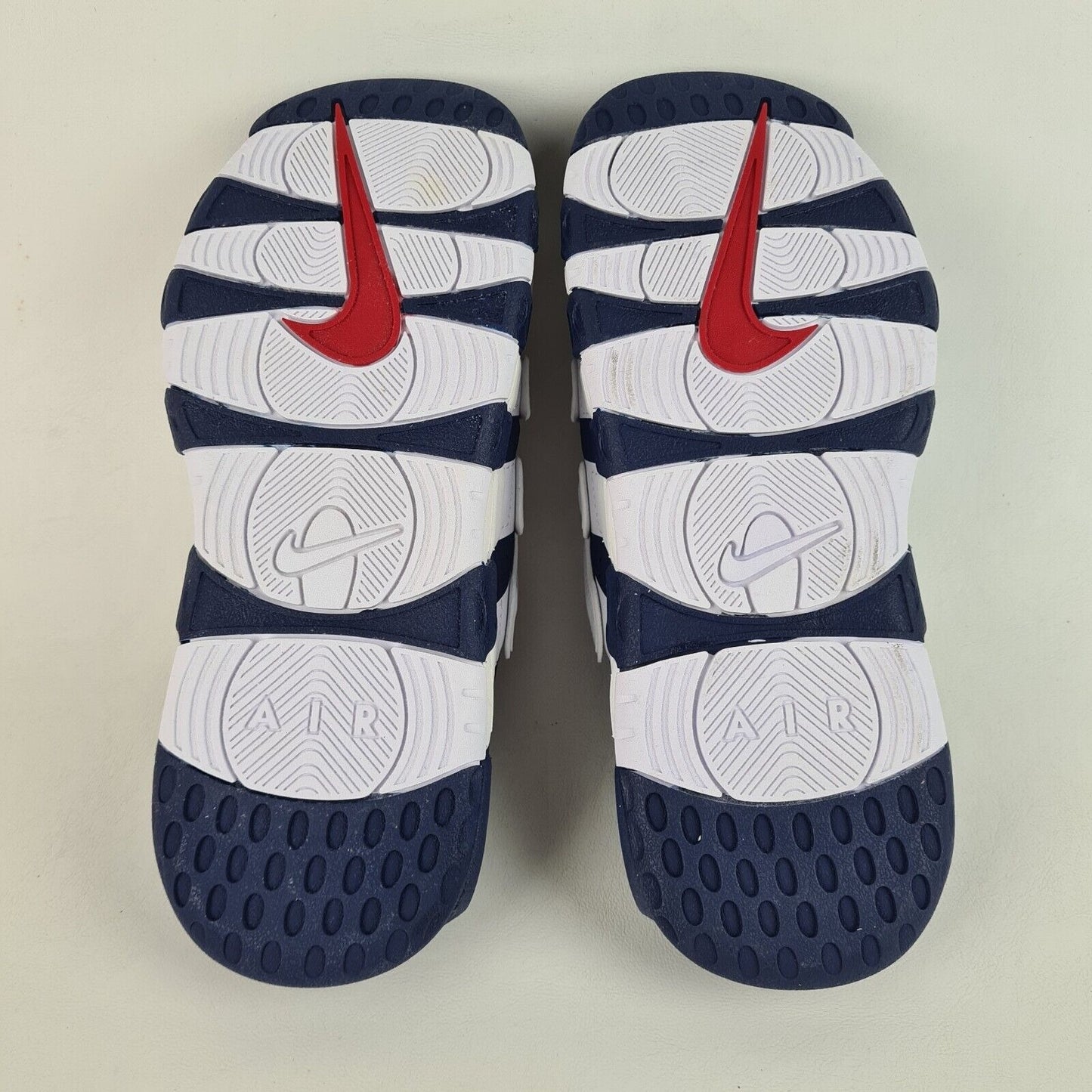 Nike Air More Uptempo Slide NA Olympic Sandal Blue FQ8700 400 Men's Size 8