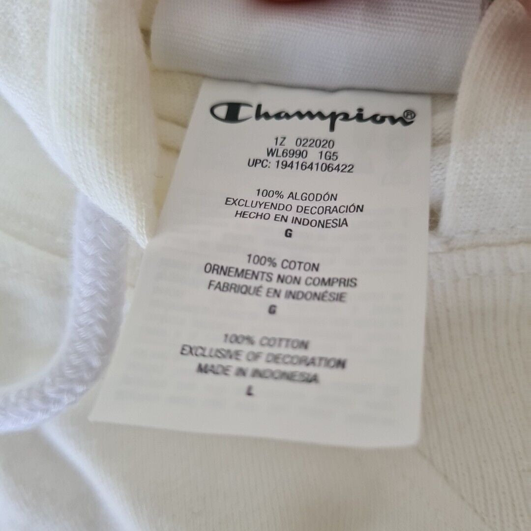 Champion 194164 Women's Life Summer Sweats Oversized Cloud Dye Hoodie Size XS