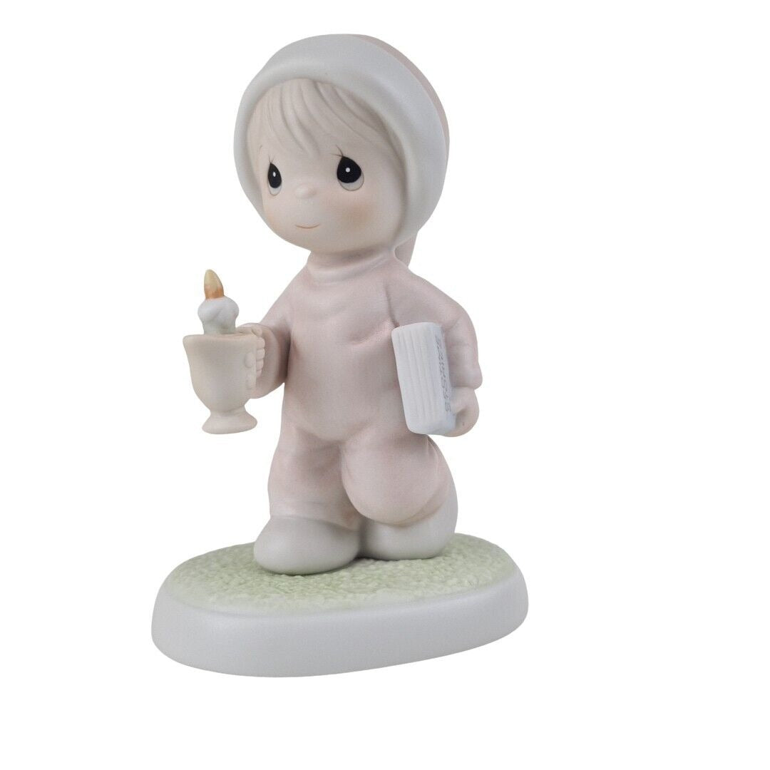 Precious Moments 522058 Now I Lay Me Down To Sleep Porcelain Figurine Vintage