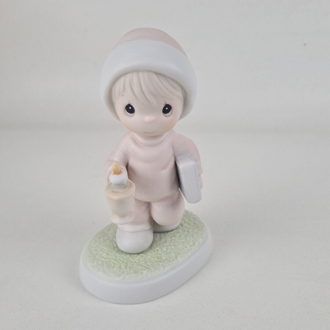 Precious Moments 522058 Now I Lay Me Down To Sleep Porcelain Figurine Vintage