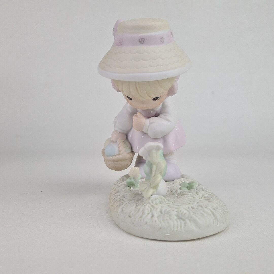 Precious Moments HOPPY EASTER FRIEND Figurine 521906 Porcelain Figurine Vintage