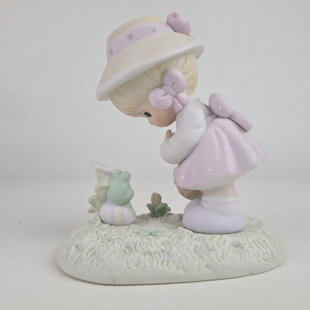 Precious Moments HOPPY EASTER FRIEND Figurine 521906 Porcelain Figurine Vintage