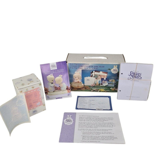 Precious Moments C0014 "Youre The End Of My Rainbow" Welcome Kit Figurine