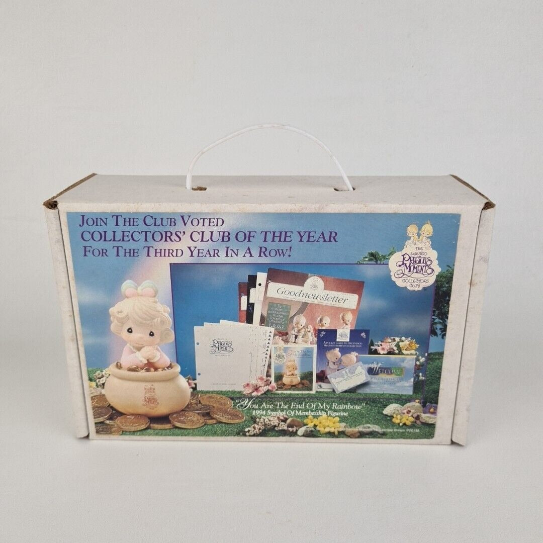 Precious Moments C0014 "Youre The End Of My Rainbow" Welcome Kit Figurine