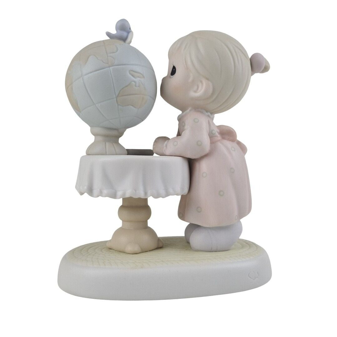 Precious Moments 524352 What The World Needs Now Porcelain Figurine Vintage