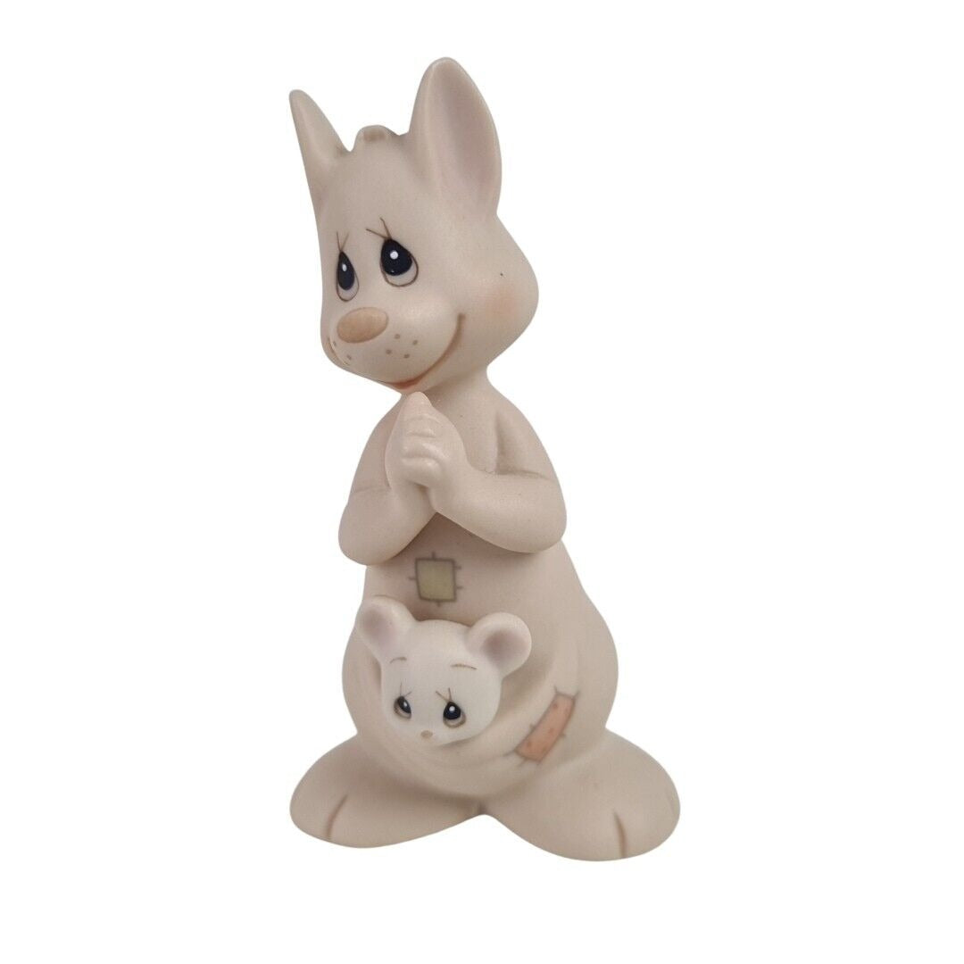 Precious Moments 521175 Hello World  Porcelain Bisque Kangaroo Baby Figurine