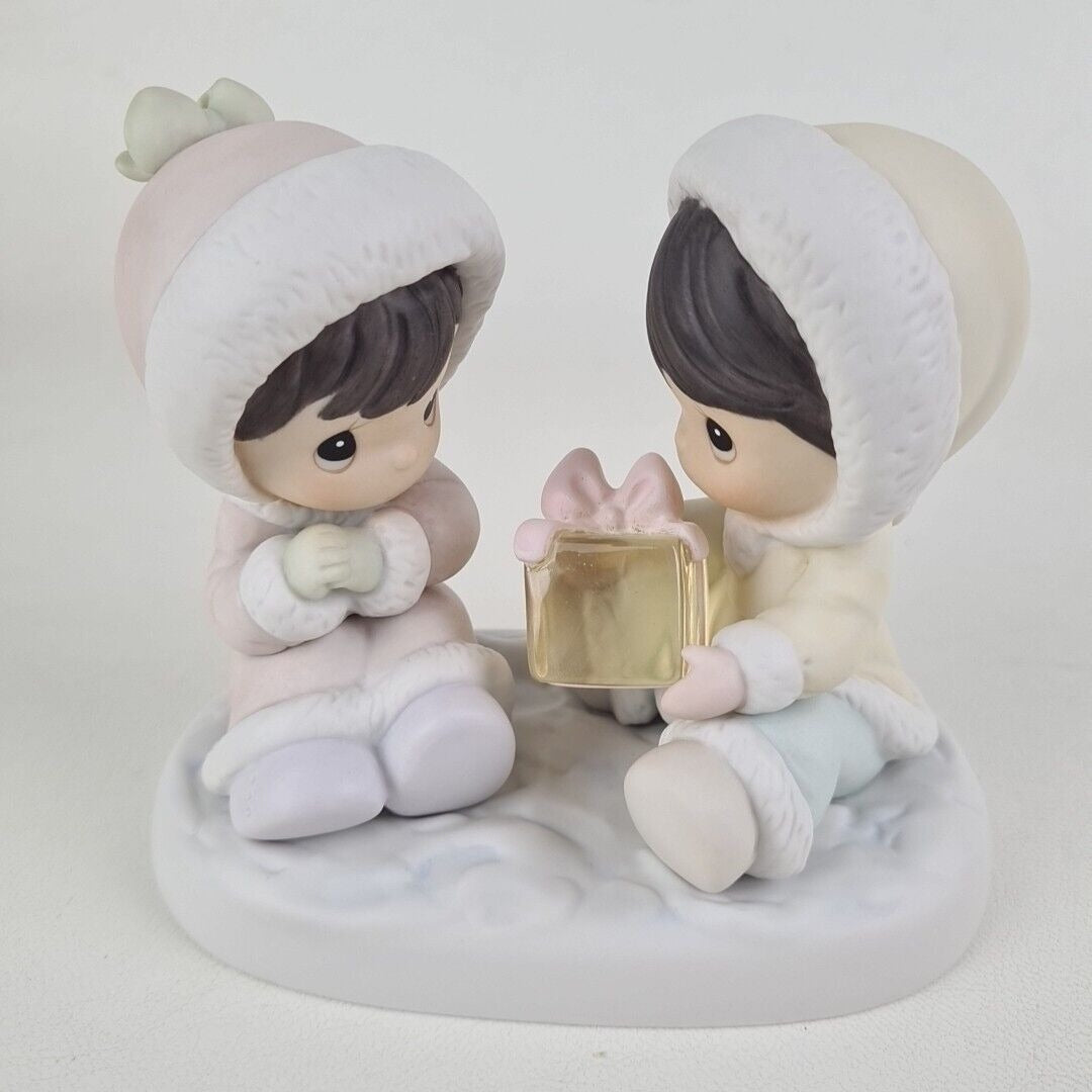 Precious Moments 530956 I ONLY HAVE ICE FOR YOU Christmas Vintage Figurine