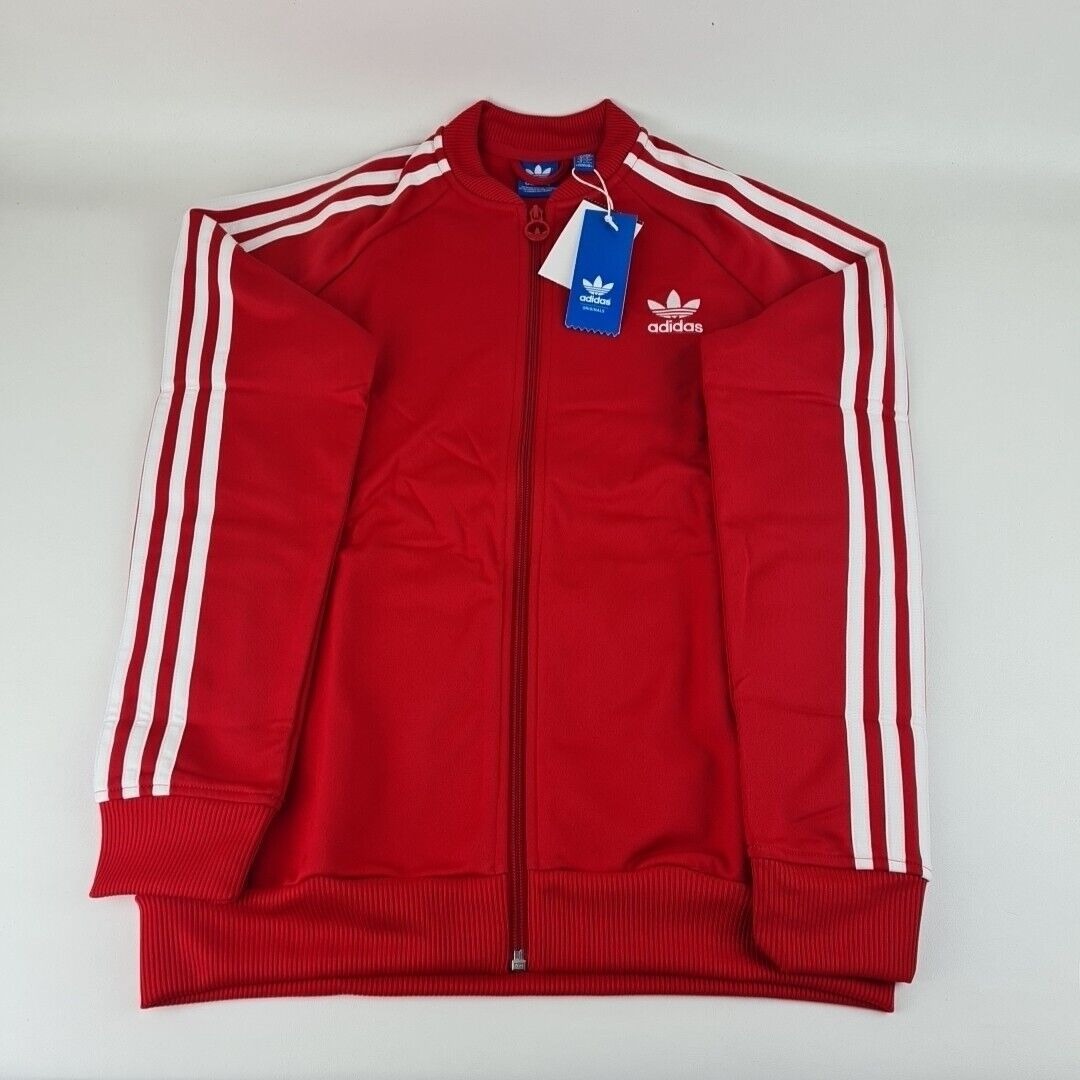 adidas Originals Adi Trefoil Superstar Track Red Jacket M66355 Kids Size L