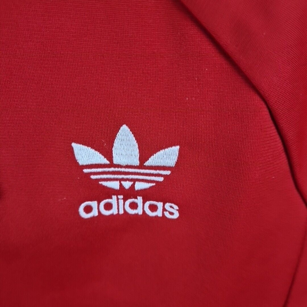 adidas Originals Adi Trefoil Superstar Track Red Jacket M66355 Kids Size L