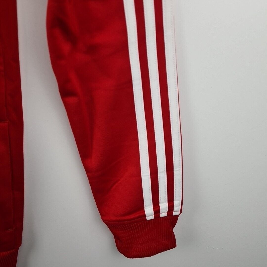 adidas Originals Adi Trefoil Superstar Track Red Jacket M66355 Kids Size L