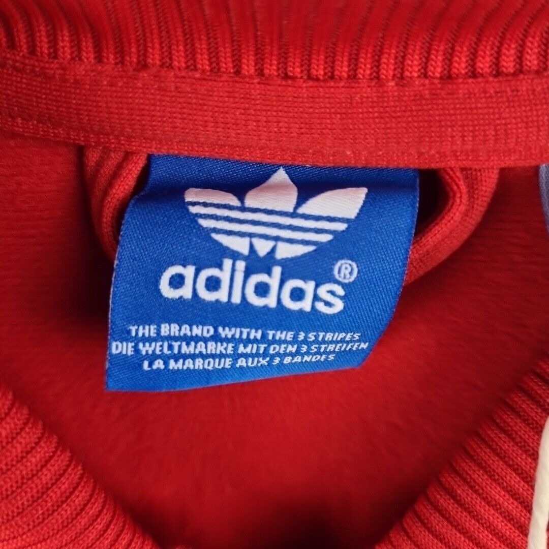 adidas Originals Adi Trefoil Superstar Track Red Jacket M66355 Kids Size L