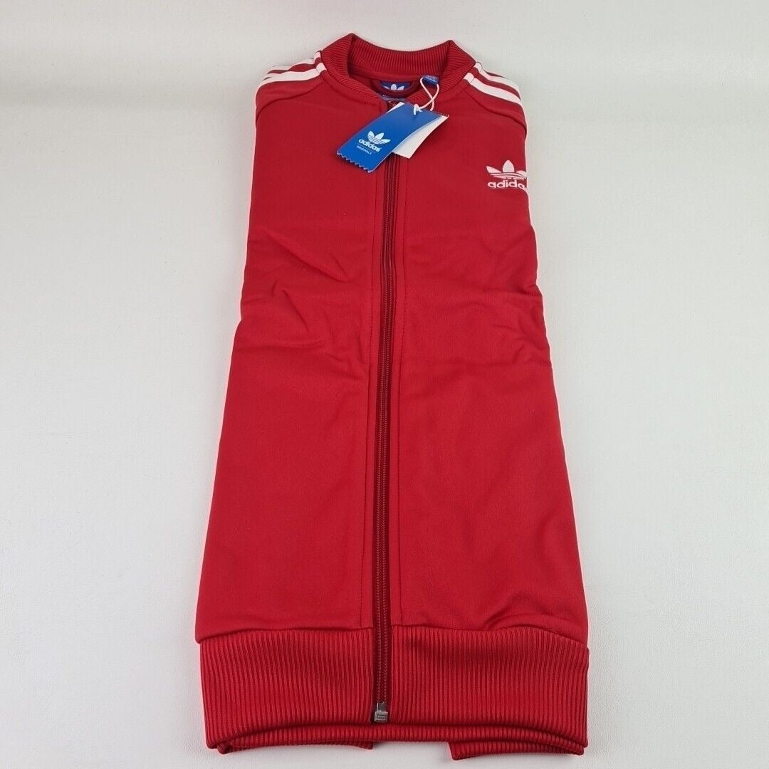 adidas Originals Adi Trefoil Superstar Track Red Jacket M66355 Kids Size L