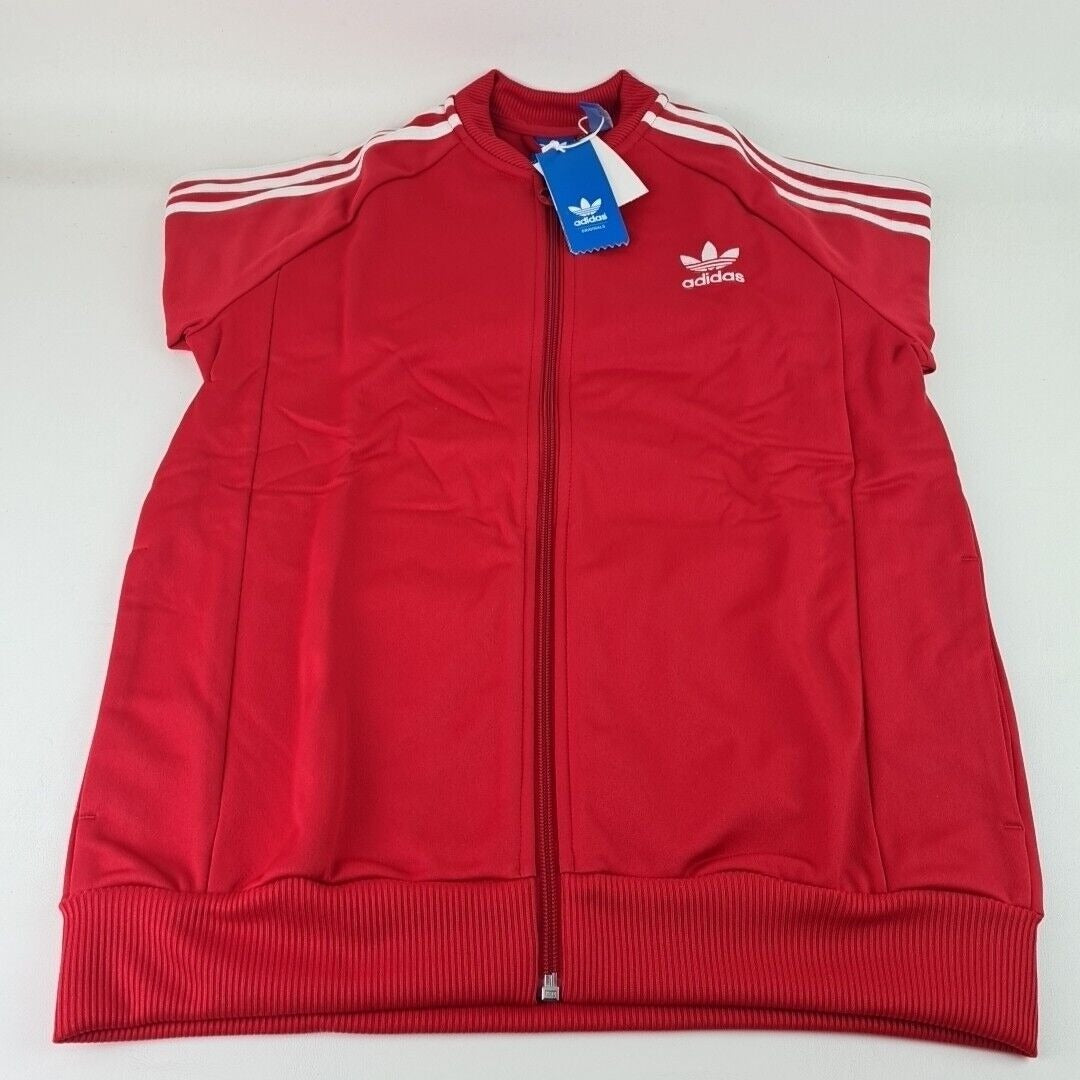 adidas Originals Adi Trefoil Superstar Track Red Jacket M66355 Kids Size L