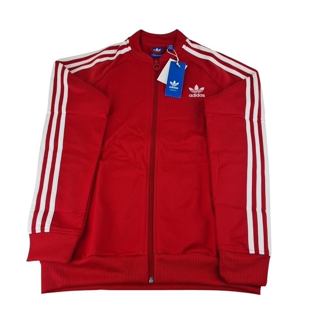 adidas Originals Adi Trefoil Superstar Track Red Jacket M66355 Kids Size L