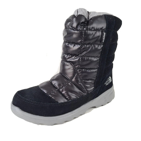 The North Face CXY3WL4 Winter Camp Black Boots Waterproof Size Boys 5Y =6.5 Women